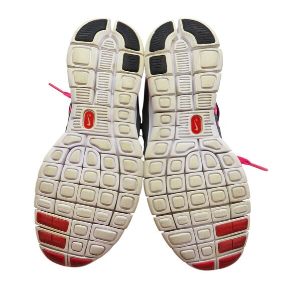 Nike Free Run 2 Neon Pink Sneakers Gray Running Sneakers Women's Size 7.5 - Picture 8 of 10